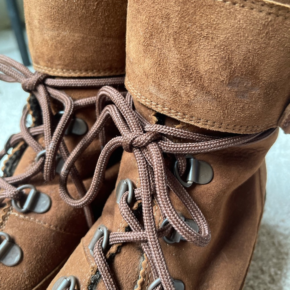 Stuart Weitzman Attackit Walnut Boots - image 8